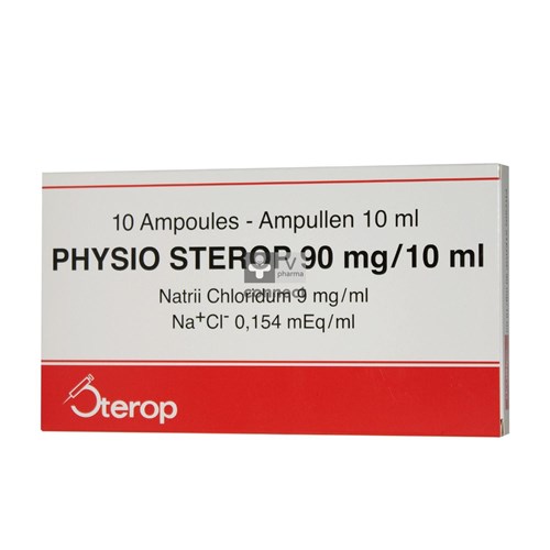 Physio Sterop Fioles 10x10 ml
