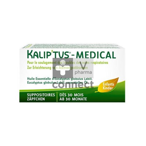 Kalip'tus Medical Suppositoire Enfant > 30 Mois 10 Suppositoires F
