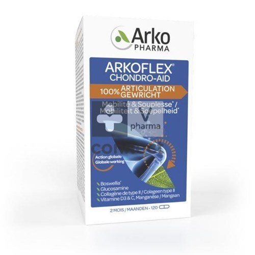 Arkoflex Chondro-aid 100% Gewrichten Caps 120