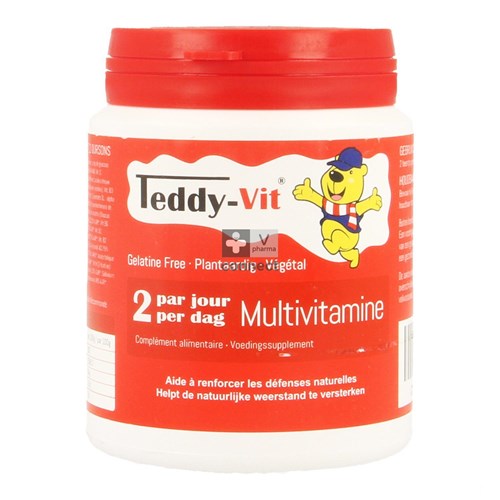 Teddy Vit Kids Multivitamine Gommes Oursons 50 Pièces