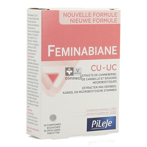 Pileje Feminabiane CU 30 Comprimés