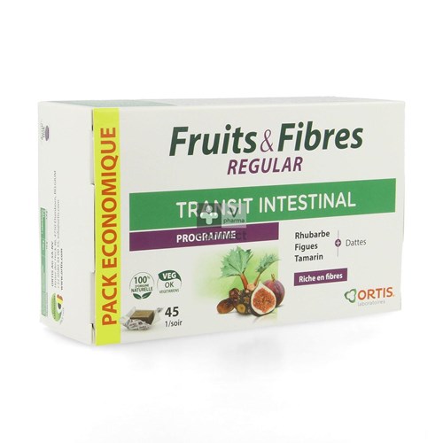 Ortis Fruits & Fibres Regular 45 Cubes
