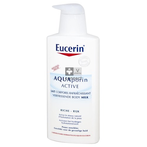Eucerin Aquaporin Active Lait Corporel Rafraichissant Riche 400 ml