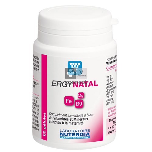 Nutergia Ergynatal 60 capsules