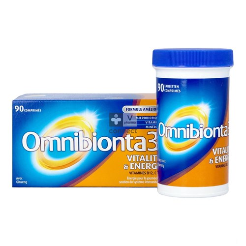 Omnibionta 3 Vitality Energy 90 Comprimés