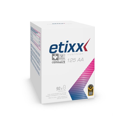 Etixx Iron AA 125 Chelaat 90 Capsules