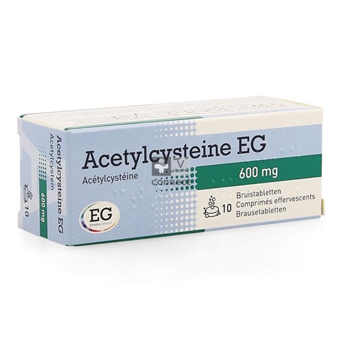 Acetylcysteine EG 600 mg 10 Comprimes