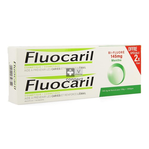 Fluocaril Bi-Fluore 145 Blancheur 2 x 75 ml