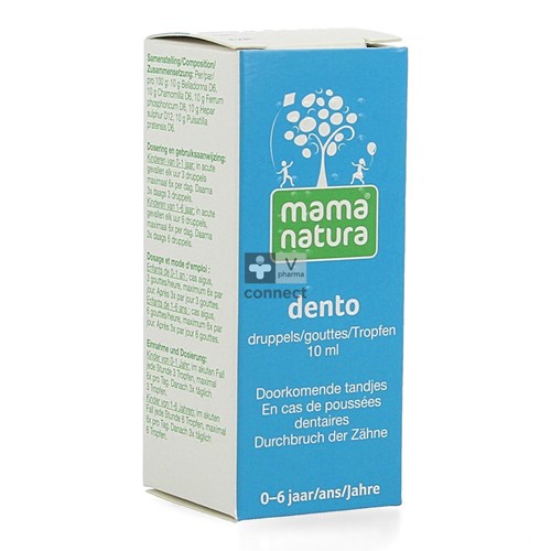 Mama Natura Dento Druppels 10 ml (voorheen Chamodent)