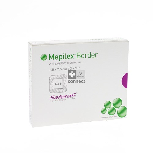 Mepilex Border Sil Adh Ster Nf 7,5x 7,5 5 295200