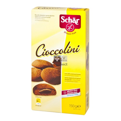Schar Koekjes Cioccolini 125g 6468 Revogan