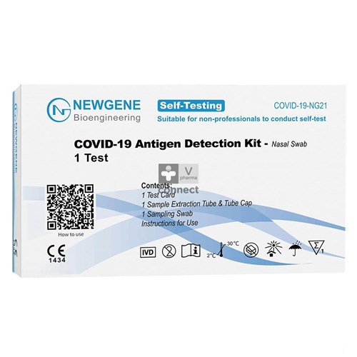 Kit Détection Antigène COVID-19 Autotest 1 Pièce