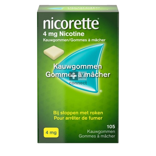 Nicorette 4 mg 105 Gomme à Macher