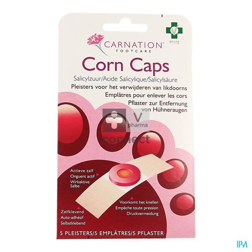 Carnation Footcare Corn Caps 5 Pieces