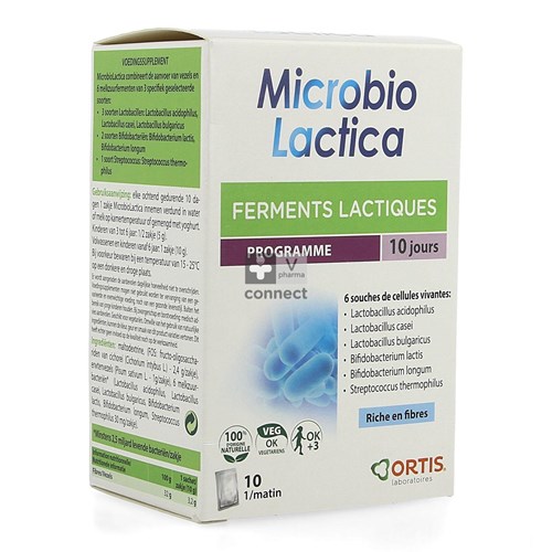 Ortis Microbio Lactica Poudre 10 Sachets 10 g