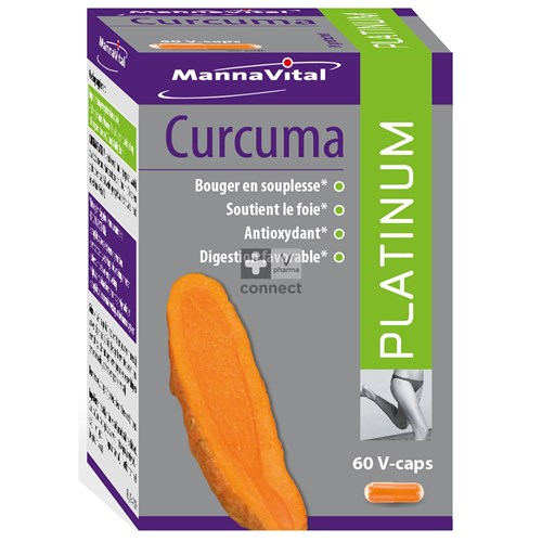 Mannavital Platinum Curcuma 60 Capsules