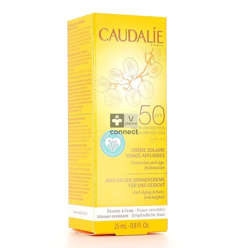 Caudalie Crème Solaire Visage Anti-Ride SPF50  25 ml