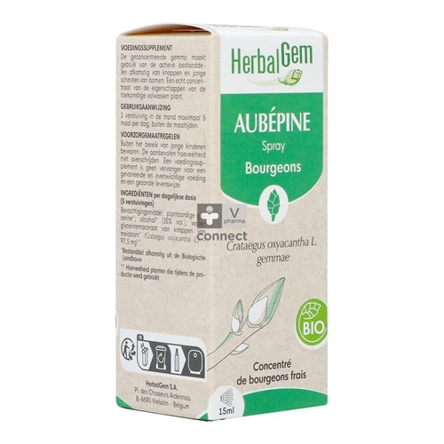 Herbalgem Aubepine Spray 15 ml