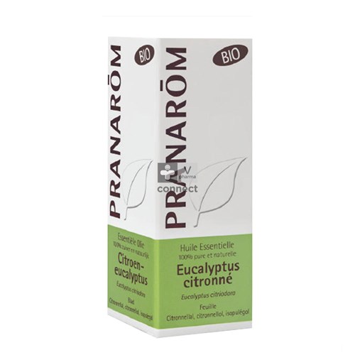 Pranarom Eucalyptus Citronné Huile Essentielle Bio 10 ml