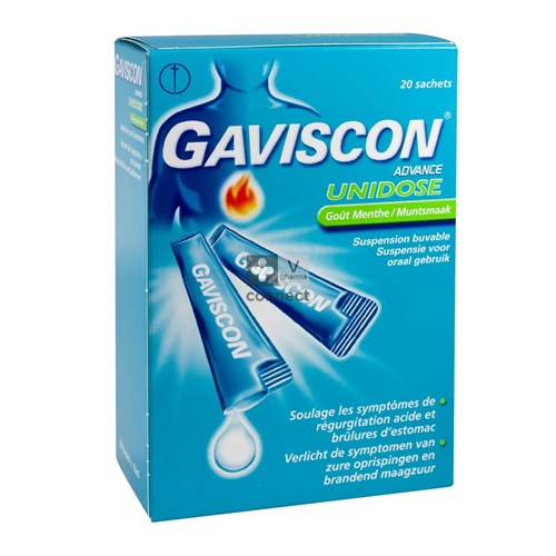 Gaviscon Advance Mint 10 g 20 Sachets