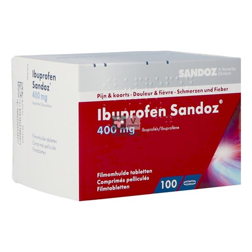 Ibuprofen Sandoz 400 Mg 100 Comprimés