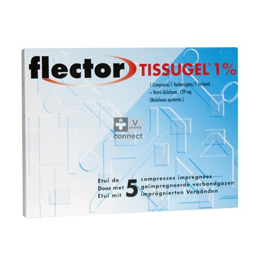 Flector Tissugel 5 Compresses