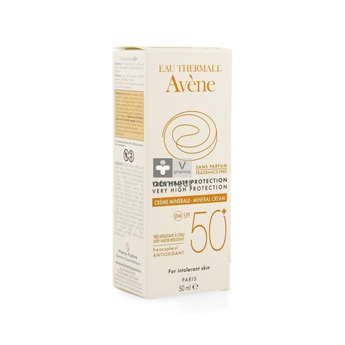 Avene Solaire SPF50+ Crème Minérale 50 ml