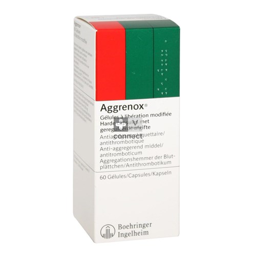 Aggrenox 200/25 mg 60 Gelules