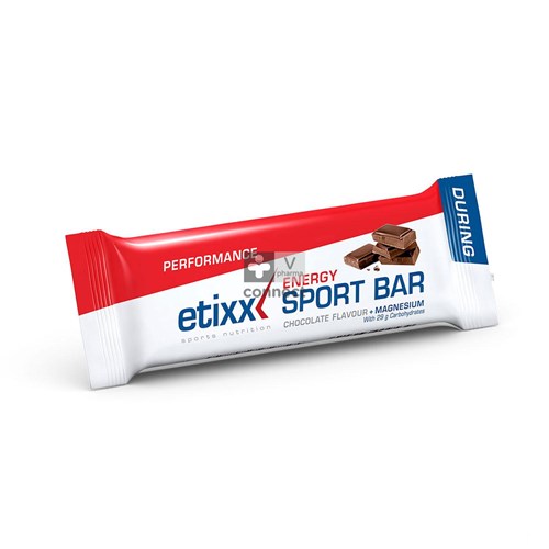 Etixx Energy Sport Barre Chocolat 1 Pièce