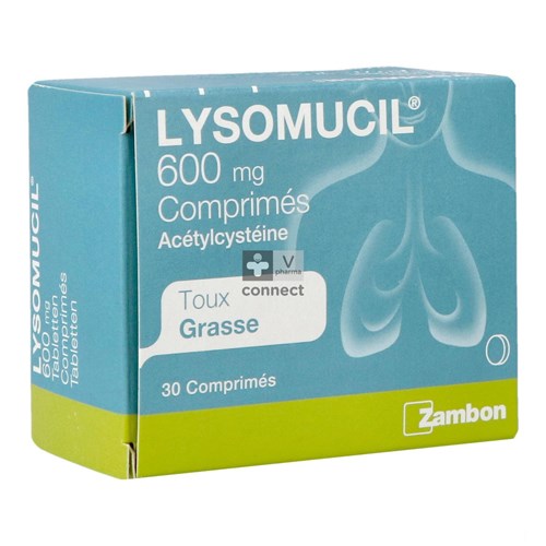 Lysomucil 600 mg x 30 tabletten