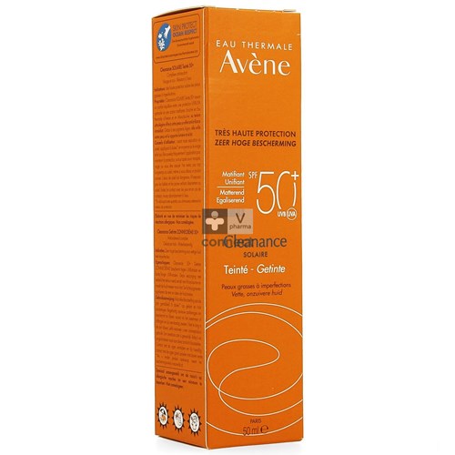 Avene Solaire Cleanance Crème Teintée 50+ 50Ml