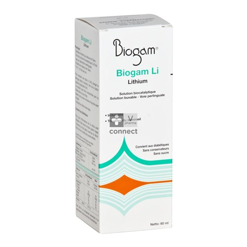 Biogam Lithium Gouttes 60 ml
