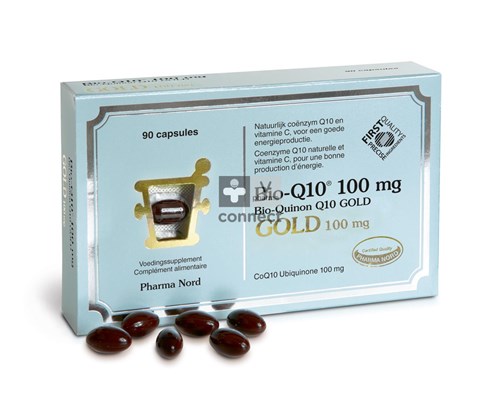 Bio Q10 Gold 100 mg 90 Gélules Pharma Nord
