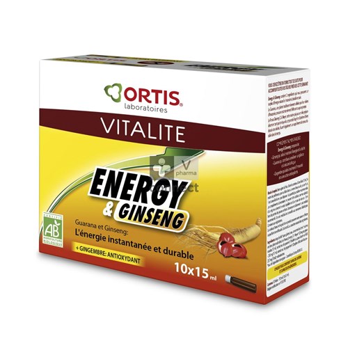 Ortis Energy & Ginseng 10 Fioles