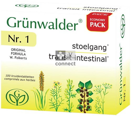 Grunwalder Nr.1   100 Comprimés aux Herbes