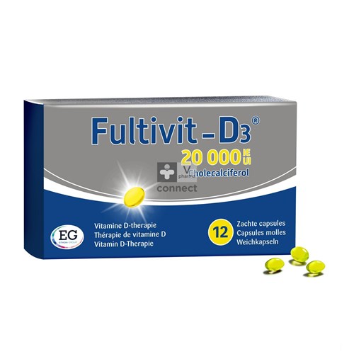 Fultivit-D3  20000UI 12 Capsules
