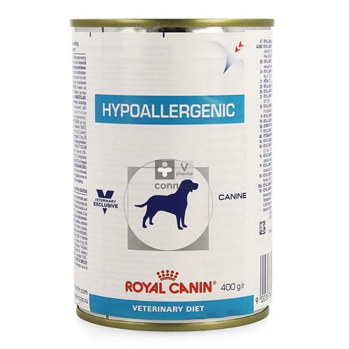 Royal Canin Veterinary Diet Canine Hypoallergenic 400 g 12 Boites