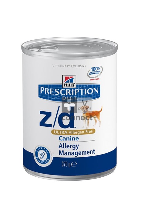 Hills Prescription Diet Z/D Canine Ultra 370 g 12 Boites