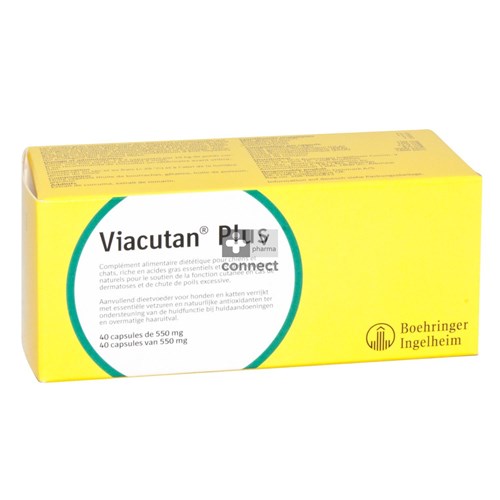 Viacutan Plus 550 mg 40 Capsules