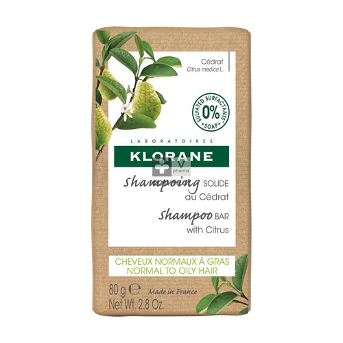 Klorane Shampoing Solide Cedrat 80 gr.