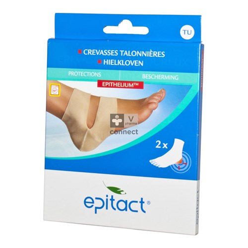 Epitact Protection Crevasses Talon Gel Silicone 2 Pièces