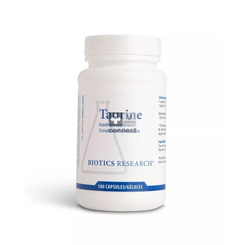 Biotics Taurine 500 mg  100 Gélules
