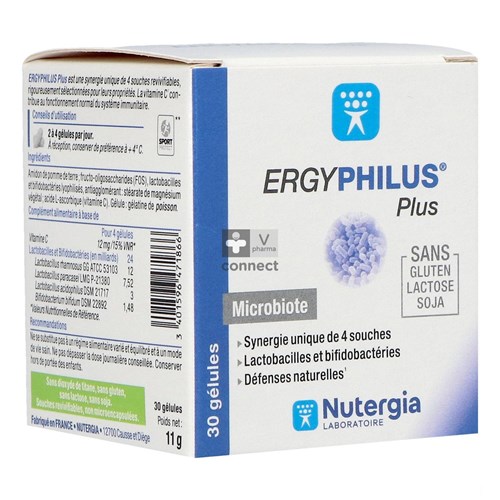 Nutergia Ergyphilus Plus 30 Gélules F
