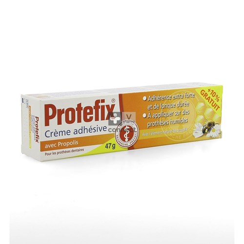 Protefix Crème Adhésive X-Fort Propolis 40 ml + 4 ml