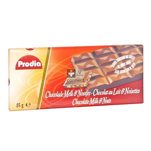 Prodia Chocolat Lait et Noisettes 85 g