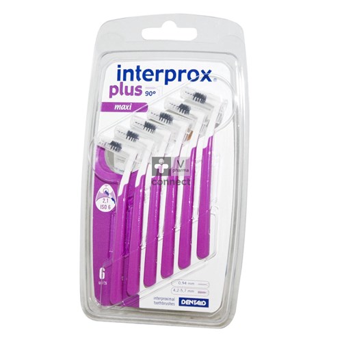 Interprox Plus Maxi Mauve 4,2 - 5,7 mm Brosse Interdentaire 6 Pièces