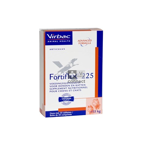 Fortiflex 225   30 Comprimes Veterinaire