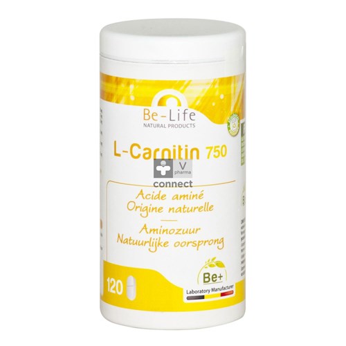 Be-Life Carnitine L 750 mg 120 Gélules