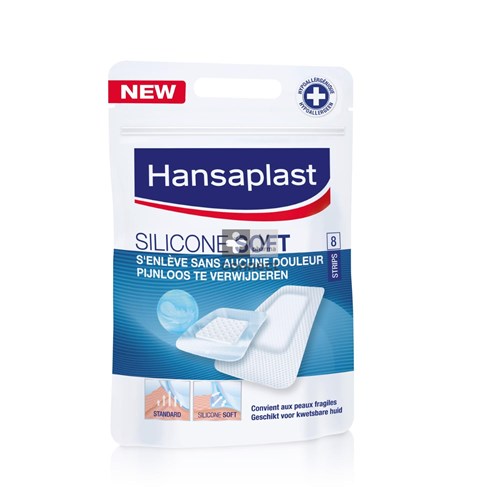 Hansaplast Pansement Silicone Soft 8 Pièces