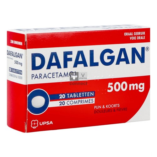 Dafalgan 500 mg 20 tabletten